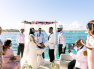 Mariage sur un bateau, Punta Cana (Daphnee & Stanley)