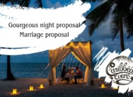 Demande en mariage sur une plage privée à Punta Cana – Une magnifique proposition de nuit