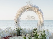Demande en mariage romantique à Punta Cana pour Vijay & Amman